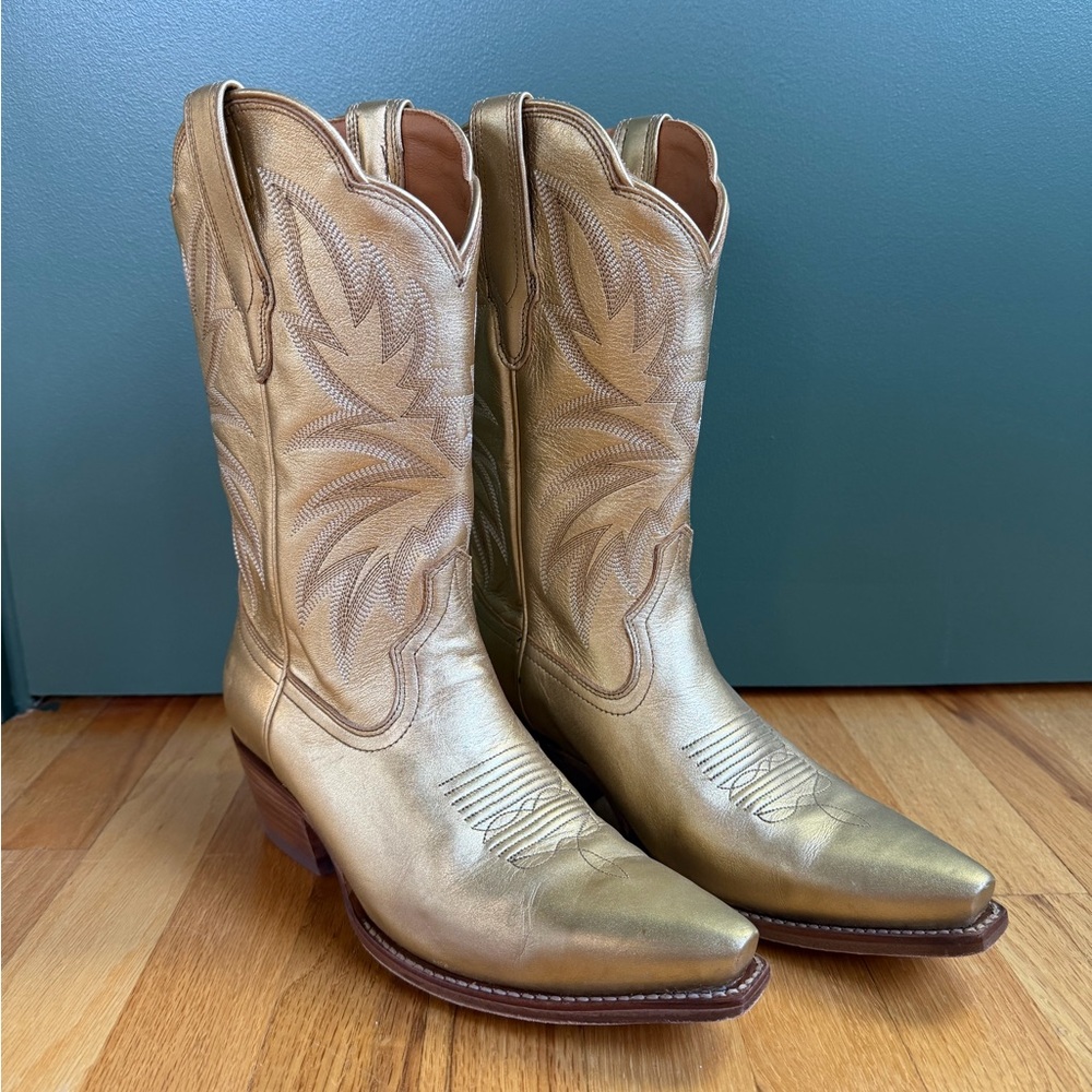 Tecovas Sadie Boots in Gold